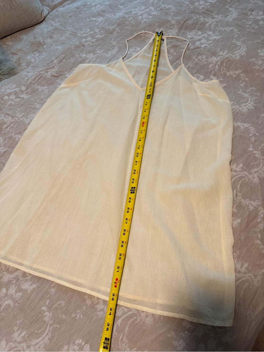 Scarlett Poppies, Midi Dress, cream/black, size Large - Picture 12 of 15